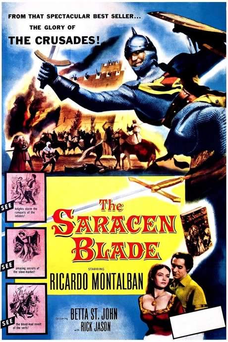 The Saracen Blade (1954) movie poster