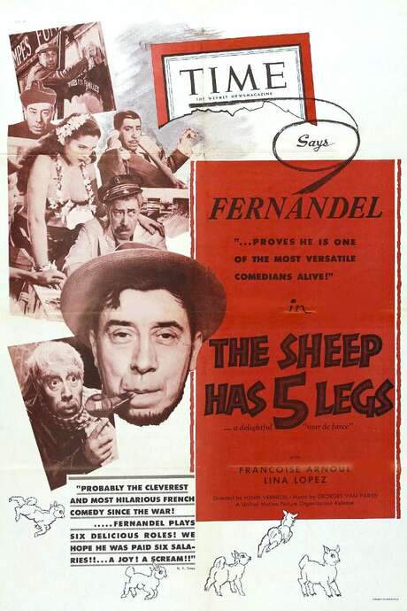 The Sheep Has Five Legs (1954) movie poster