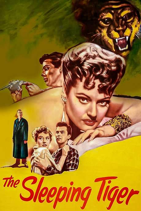 The Sleeping Tiger (1954) movie poster