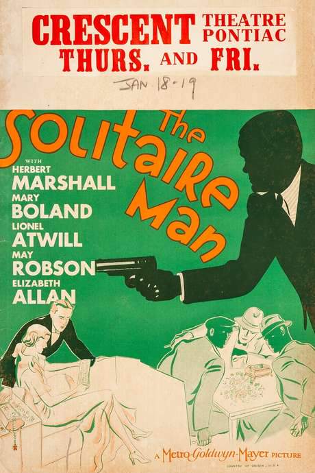 The Solitaire Man (1933) movie poster