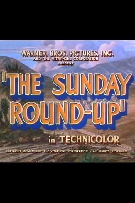 The Sunday Round-Up (1936) movie poster