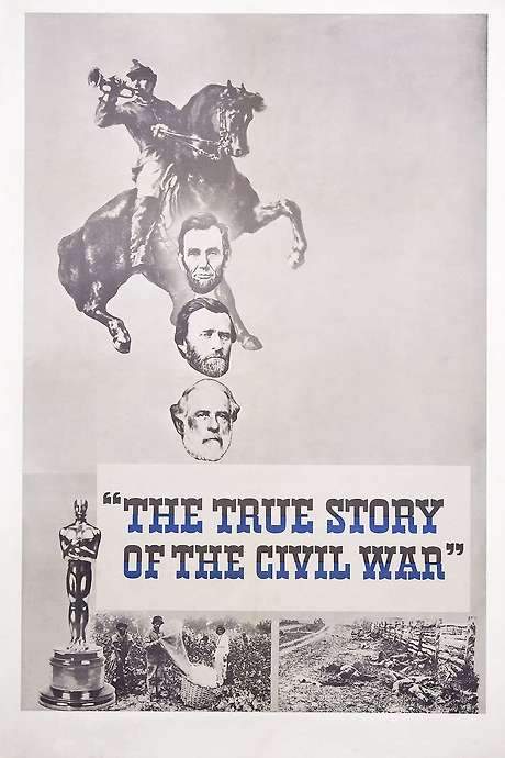 The True Story of the Civil War (1956) movie poster