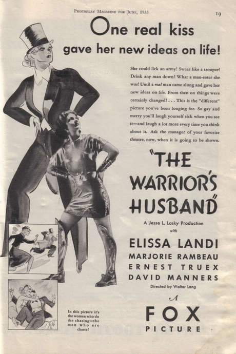 The Warrior’s Husband (1933) movie poster