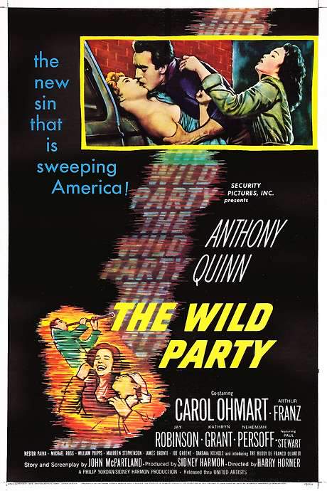 The Wild Party (1956) movie poster