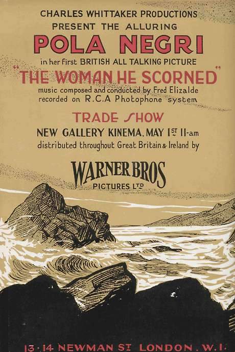 The Woman He Scorned (1929) movie poster