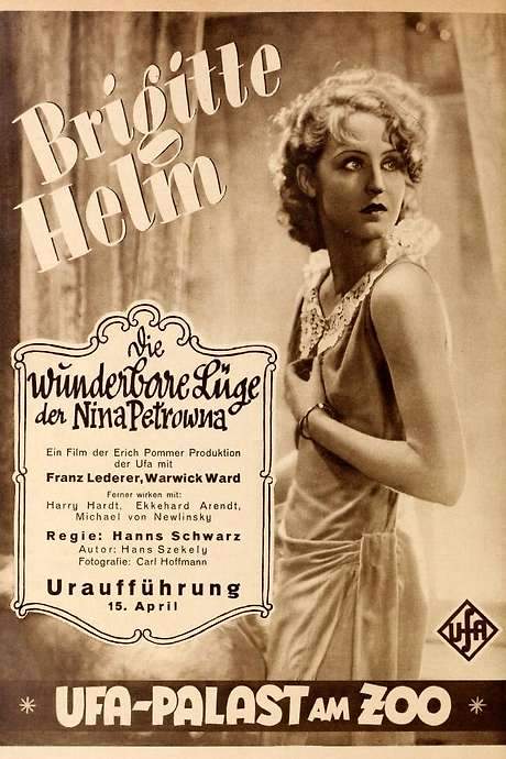 The Wonderful Lies of Nina Petrovna (1929) movie poster