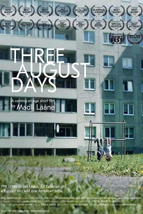 Three August Days (2017) movie poster