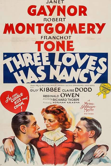 Three Loves Has Nancy (1938) movie poster