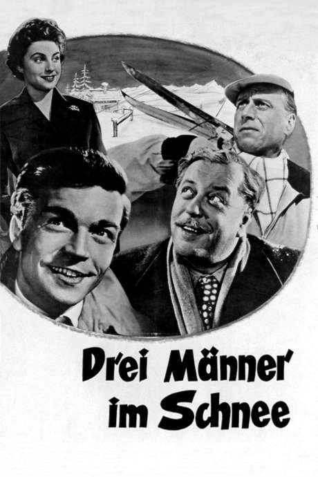 Three Men in the Snow (1955) movie poster