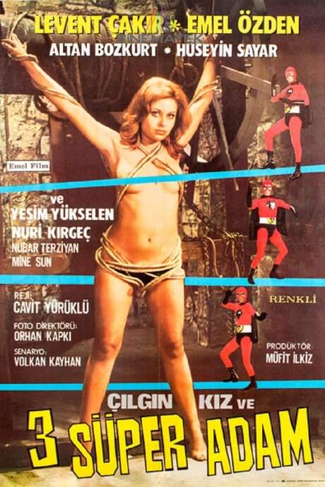 Three Supermen and Mad Girl (1973) movie poster