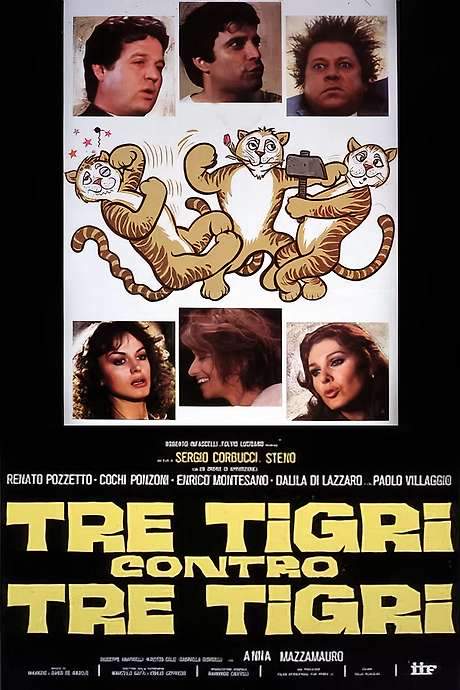 Three Tigers Against Three Tigers (1977) movie poster