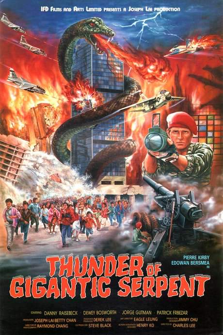 Thunder of Gigantic Serpent (1988) movie poster