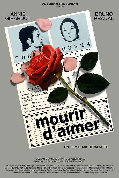 To Die of Love (1971) movie poster