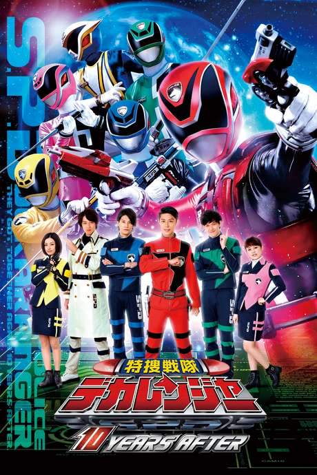Tokusou Sentai Dekaranger: 10 YEARS AFTER (2015) movie poster