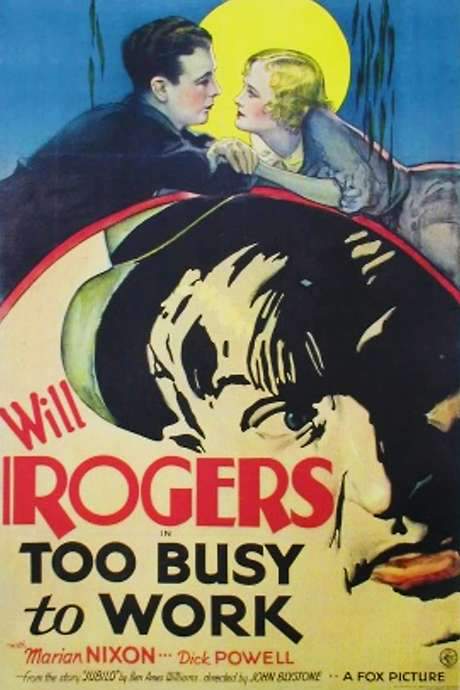 Too Busy to Work (1932) movie poster