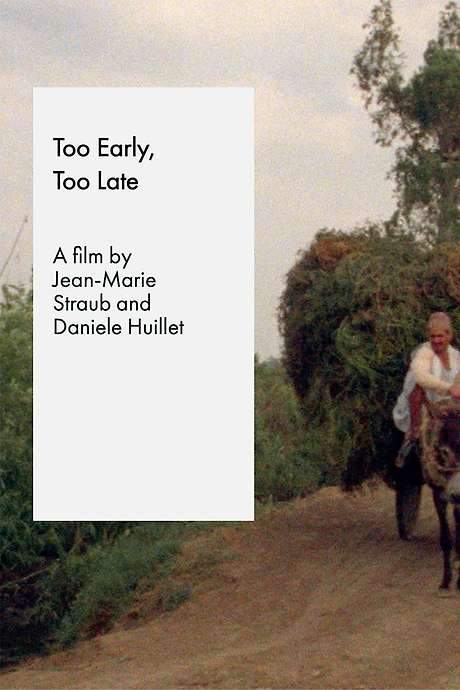 Too Early / Too Late (1981) movie poster