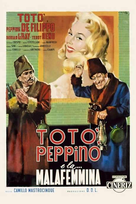 Toto, Peppino, and the Hussy (1956) movie poster