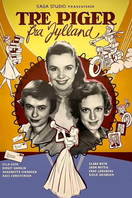 Tre piger fra Jylland (1957) movie poster