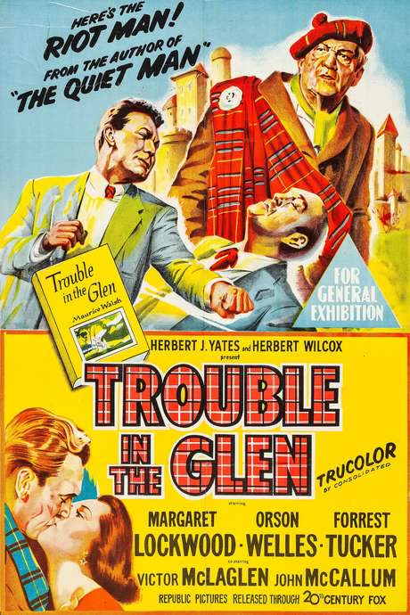 Trouble in the Glen (1954) movie poster