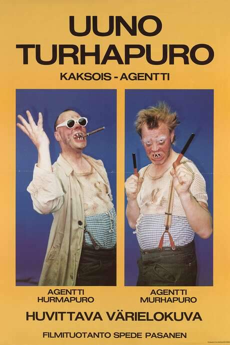Uuno Turhapuro kaksoisagentti (1987) movie poster