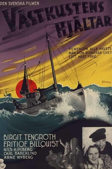 Västkustens hjältar (1940) movie poster