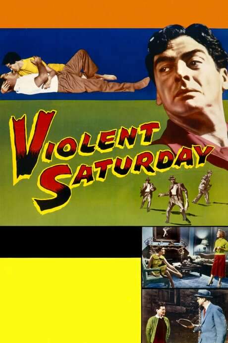 Violent Saturday (1955) movie poster