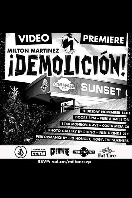 Volcom - Milton Martinez’s ¡DEMOLICIÓN! (2019) movie poster