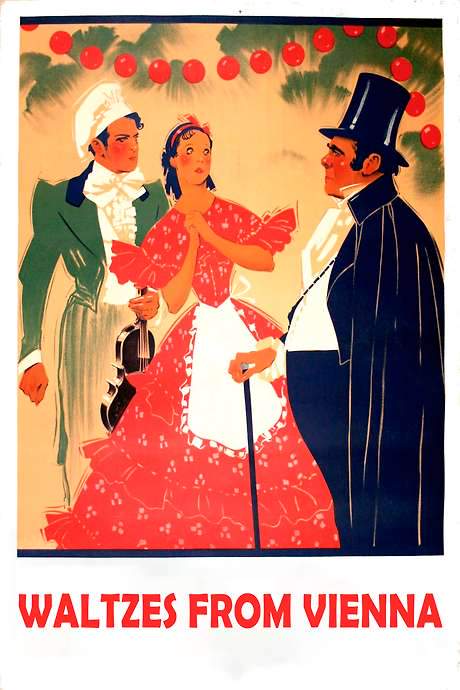 Waltzes from Vienna (1934) movie poster