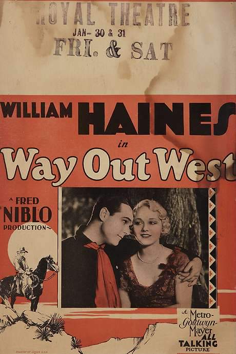 Way Out West (1930) movie poster