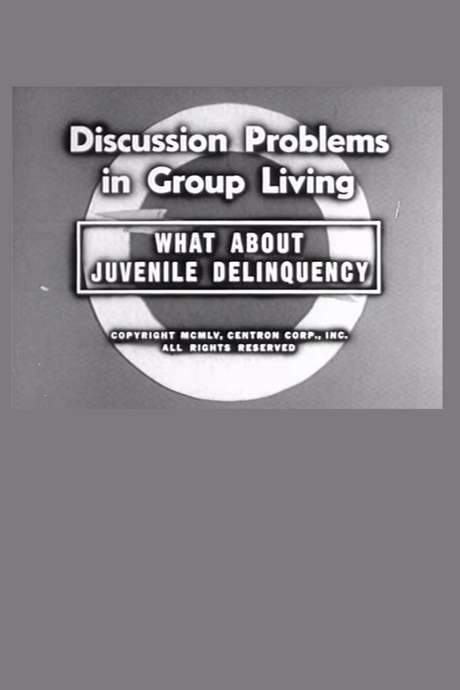 What About Juvenile Delinquency (1955) movie poster