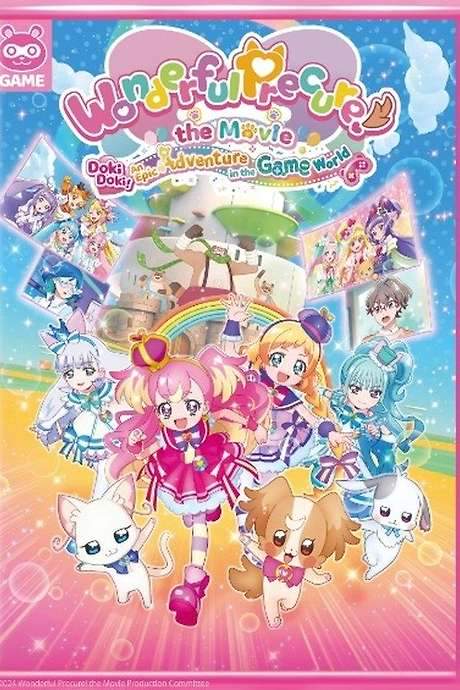 Wonderful PreCure! The Movie: A Grand Adventure in a Thrilling♡Game World! (2024) movie poster