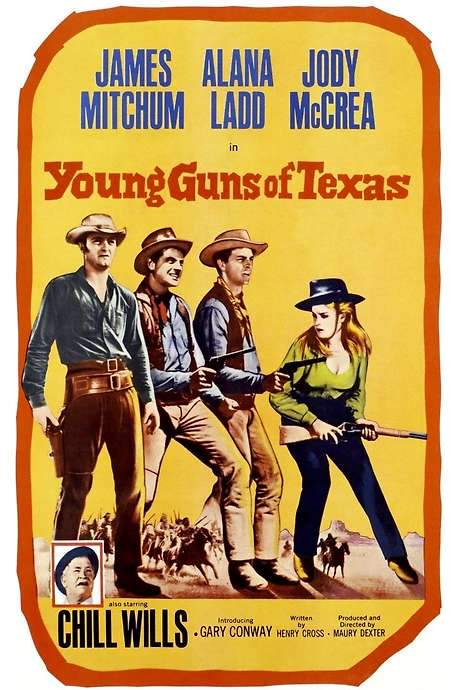 Young Guns of Texas (1962) movie poster