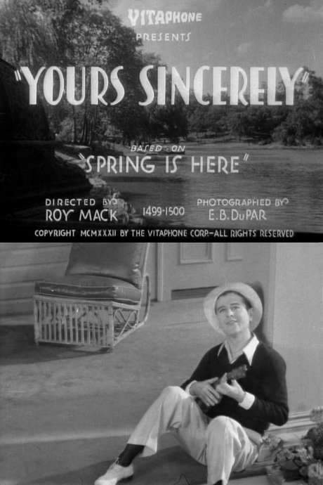 Yours Sincerely (1933) movie poster