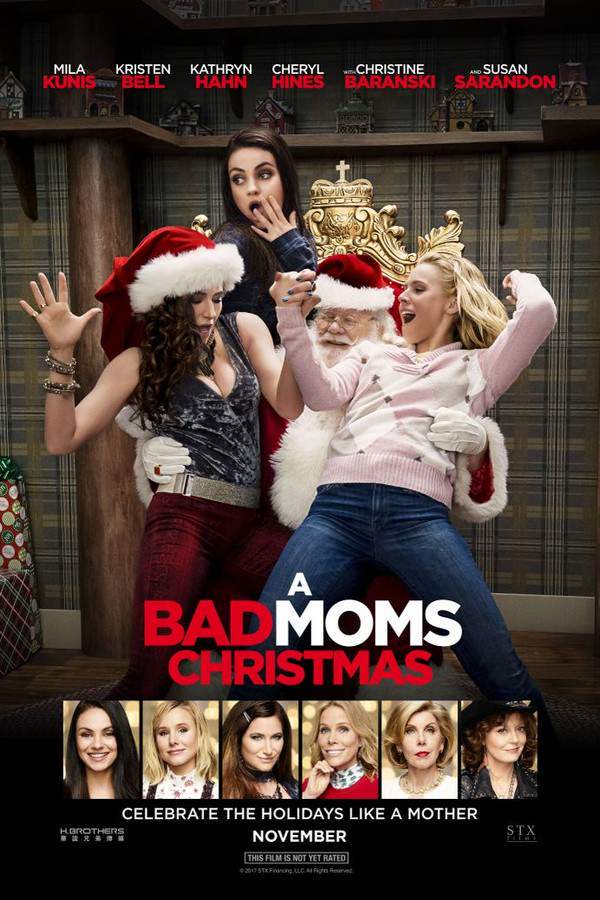 During the hectic holiday season, three exhausted and undervalued moms, Amy, Carla, and Kiki, team up to regain control of their Christmas celebrations. Their plans are derailed when their own mothers unexpectedly show up, determined to take over the festivities. Faced with clashing traditions and high expectations, the Bad Moms must find a way to navigate the chaos, outwit their mothers, and discover a new perspective on what truly makes the holidays meaningful.