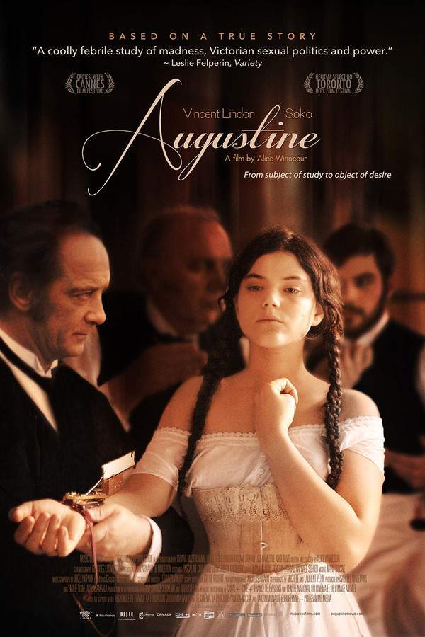 A young kitchen maid, Augustine, experiences a sudden seizure that leaves her paralyzed, disrupting her life. She is then sent to an all-female psychiatric hospital where she comes under the intense scrutiny of the celebrated neurologist Dr. Charcot. He becomes fascinated by her unusual physical reactions and hypnotic displays. As their professional relationship evolves, Augustine's experiences trigger a profound and transformative journey for both her and the doctor, blurring the lines between patient and observer.