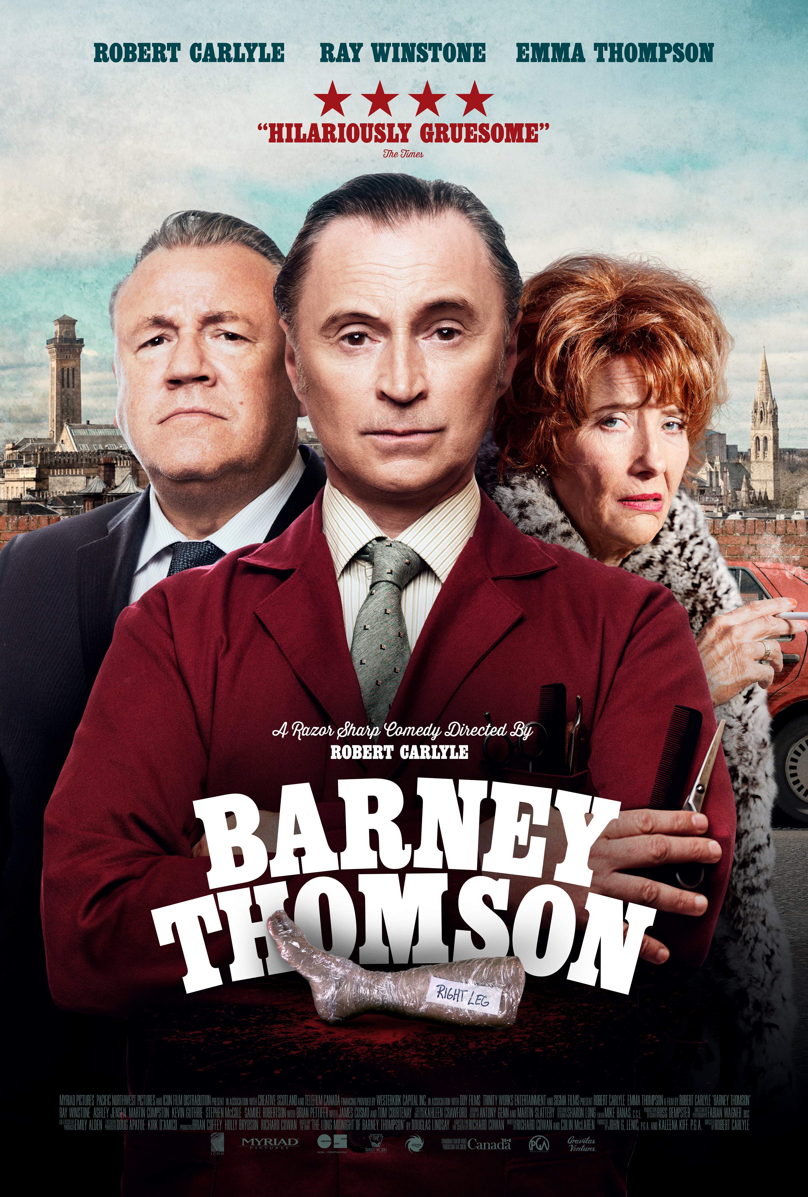 In Glasgow, Scotland, mild-mannered barber Barney Thomson finds his quiet life disrupted by a series of shocking murders. Through a bizarre twist of fate and mistaken identity, he becomes entangled in a darkly comedic investigation. As the body count rises, Barney’s ordinary routine spirals into a sinister and unpredictable adventure filled with unexpected twists and turns.