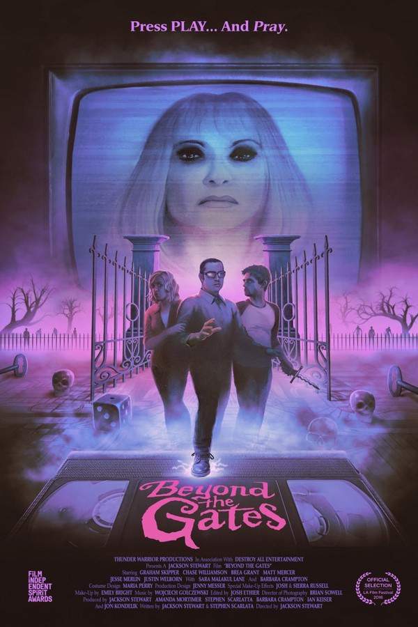 Two brothers, long separated, find themselves drawn back together by the baffling disappearance of their father. Their only clue is a strange VHS tape that seems to hold a sinister game. As they investigate, they are pulled into a disturbing alternate reality, overseen by a malevolent hostess. To save their father’s soul, they must navigate this twisted world and confront the unsettling rules set by its enigmatic keeper.