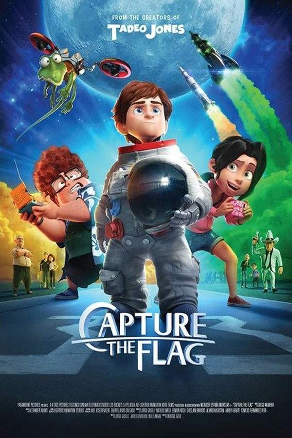 A twelve-year-old boy named Mike Goldwing embarks on a thrilling animated adventure to rescue his family’s legacy. Joining forces with his eccentric billionaire grandfather, a resourceful chameleon, and other allies, he must travel to the moon aboard a space shuttle. Their mission is to save the American flag from destruction and outsmart various dangers along the way, ultimately striving to capture the flag before time runs out.