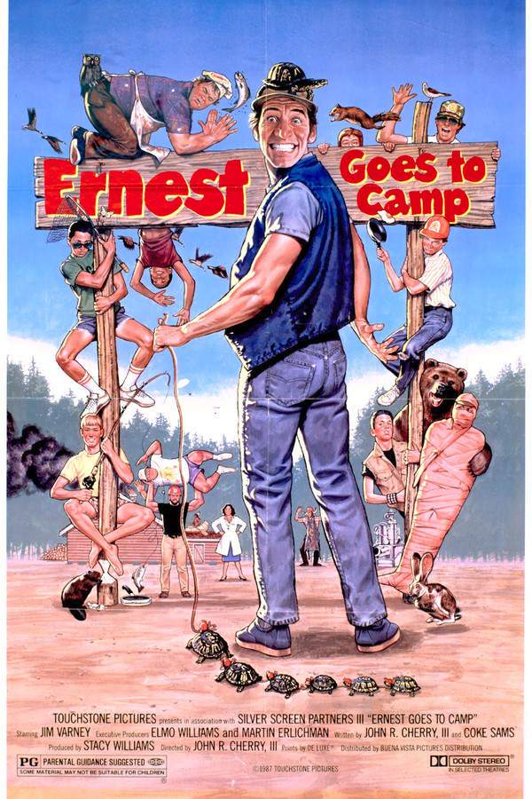 Lovable and clumsy Ernest P. Worrell leaves his janitorial job for a summer adventure, becoming a camp counselor at Kamp Kikakee. He quickly finds himself overwhelmed by a group of unruly and mischievous campers. Ernest's attempts to maintain order and lead activities result in a series of hilarious mishaps and chaotic situations for everyone involved.