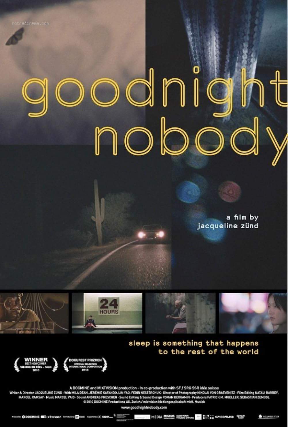 The mysterious world of the sleepless. Four insomniacs from around the world invite us to spend a night with them. While the rest of the world sleeps, they’re awake.