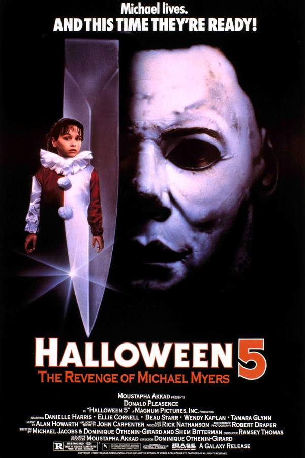 A traumatized teenager, Jamie, finds refuge in a children’s hospital, but her psychic connection to her uncle, the notorious Michael Myers, endangers her fragile peace. Emerging from a coma, Michael relentlessly pursues Jamie to the hospital, fueled by a disturbing need to eliminate his family's bloodline. Dr. Loomis joins forces with Jamie to confront the seemingly unstoppable killer and survive the terrifying ordeal that awaits them within Michael’s childhood home.