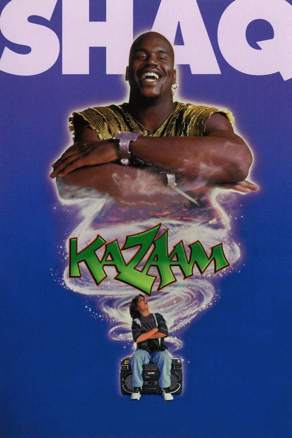 A mischievous genie named Kazaam is freed in modern-day Manhattan when a young boy named Max inadvertently breaks an ancient seal. As Kazaam becomes Max's unlikely companion, they embark on a journey filled with wisecracks, musical numbers, and action sequences. They face challenges while searching for Kazaam's family and Max's own sense of belonging, all while evading dangerous gangsters seeking to exploit the genie's power.