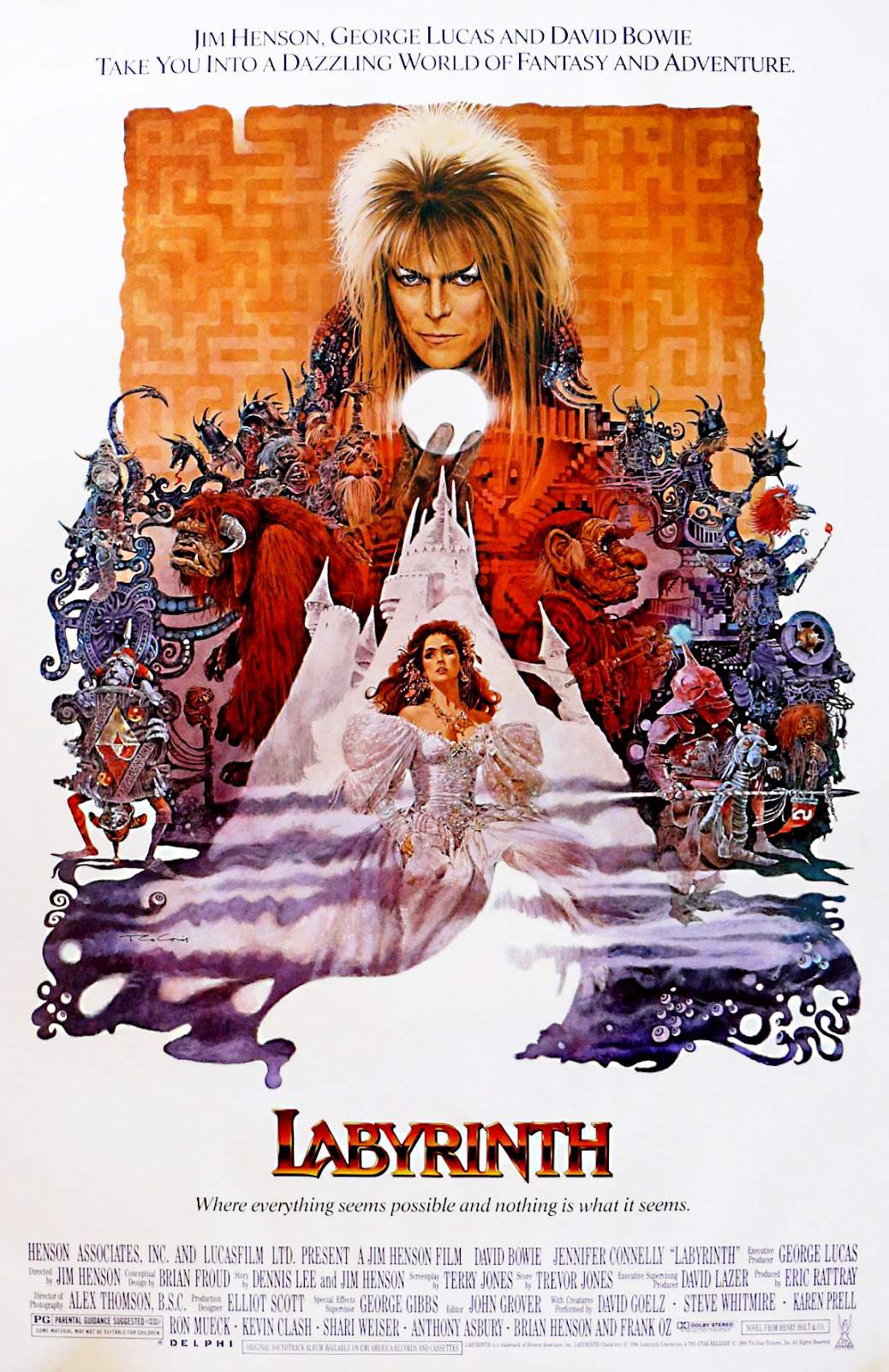 Labyrinth 1986 Characters Themes Settings