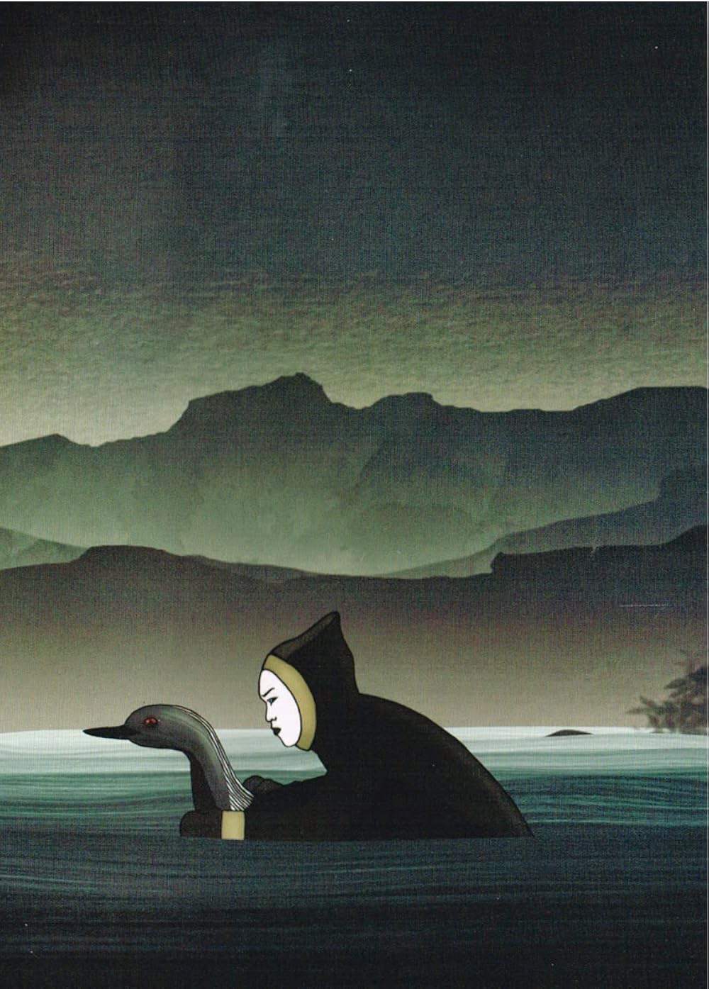 An animated short retells part of the Inuit legend “The Blind Boy and the Loon.” A harsh mother starves her son, feeding him dog meat and leaving him in the cold. A loon reveals that the mother blinded him, then restores his sight. Seeking vengeance, the boy cuts his mother’s lifeline as she harpoons a whale, watching her drown.