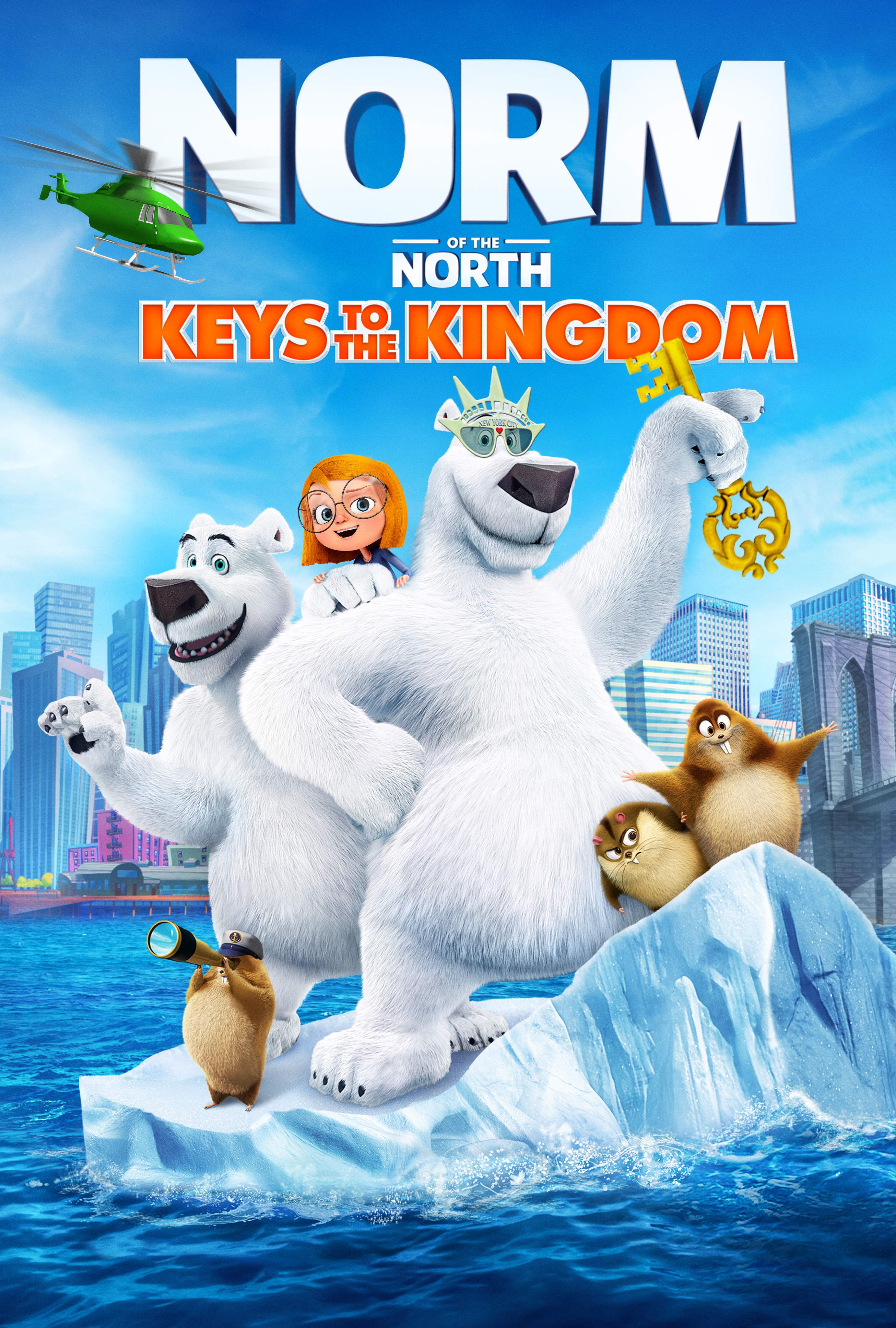 A charming polar bear named Norm journeys to New York City to retrieve a set of keys. Back in the Arctic, he uncovers a greedy corporation’s scheme to exploit the region's resources. Norm must then team up with his animal friends to defend their icy home and thwart the corporation's destructive plans, embarking on a thrilling adventure to protect their frozen homeland.