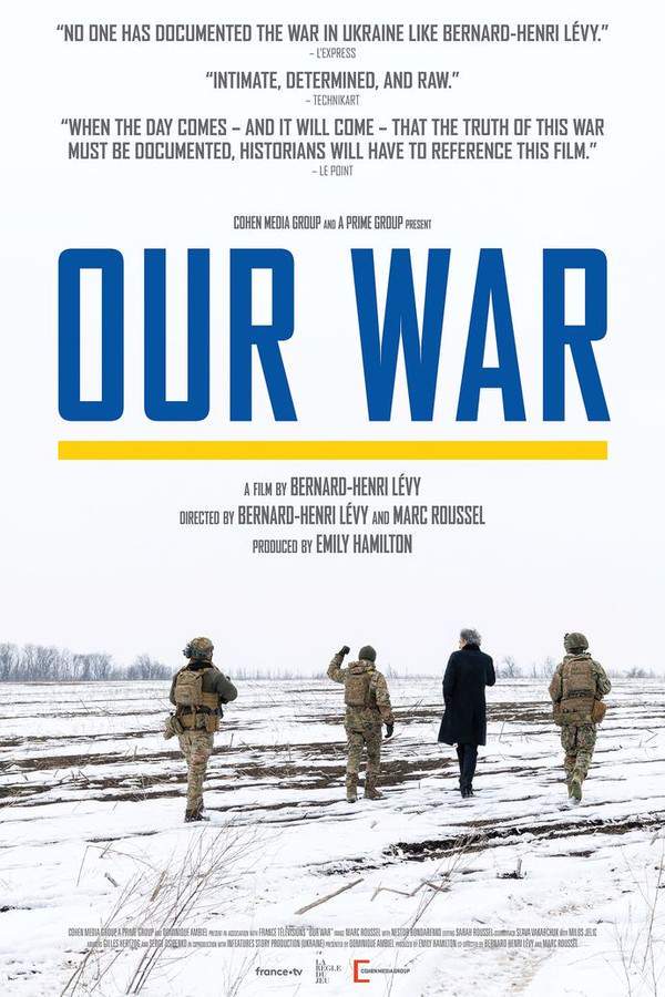 In February and April 2025, Bernard-Henri Lévy and Marc Roussel documented the conflict in eastern Ukraine, specifically in the regions of Pokrovsk and Sumy. The film captures the experiences of civilians enduring daily bombardment by Russian forces, who aimed to instill fear ahead of possible peace talks. It also portrays the courage of frontline fighters as they valiantly resist the advance.