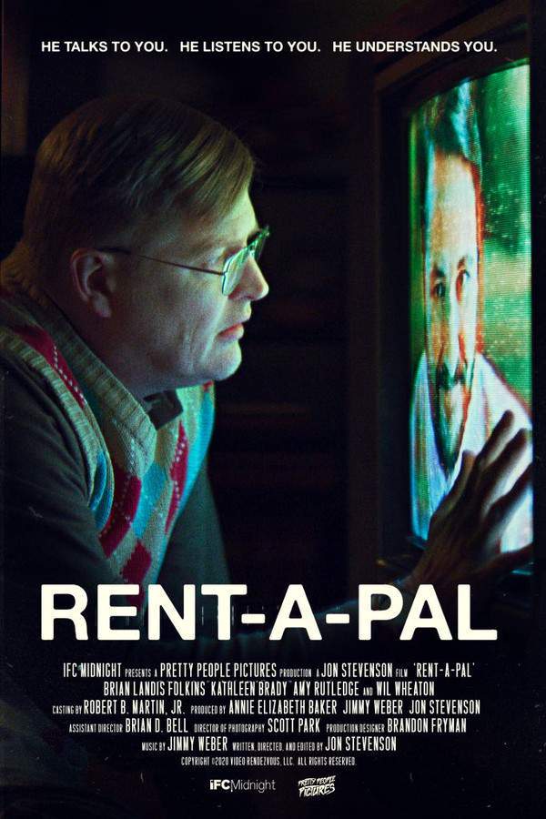 A lonely man caring for his mother finds unexpected connection through a video dating service, discovering a peculiar VHS tape called "Rent-A-Pal" and its charming host, Andy. As their bond grows, he's drawn into a strange and unsettling friendship, forced to question the reality of Andy's companionship and the disturbing secrets it conceals. He must uncover the true nature of their relationship and confront the hidden darkness lurking beneath the surface.