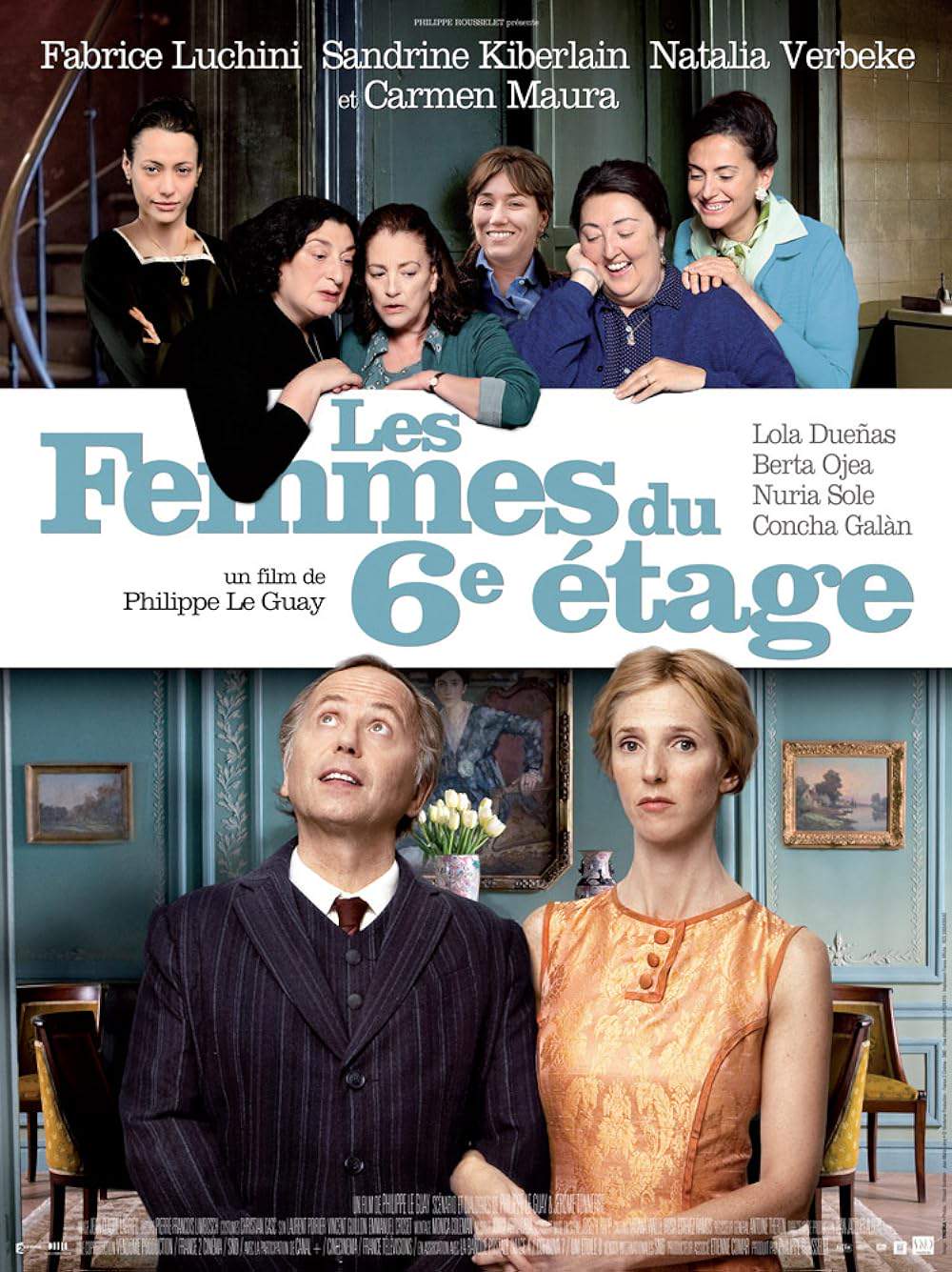 In 1960s Paris, a meticulous accountant named Jean-Louis finds his ordinary life unexpectedly changed by the arrival of Maria, a spirited Spanish maid. She introduces him to a world of passion and liberation just a few floors above his own. Through Maria, Jean-Louis connects with a group of lively maids escaping Franco's dictatorship and begins to realize that there's more to life than his routine of numbers and paperwork.