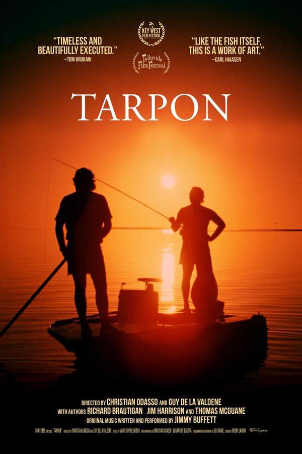 This documentary explores the world of fly-fishing through the reflections of celebrated American authors Richard Brautigan, Tom McGuane, and Jim Harrison. They join forces with experienced flats guides Woody Sexton, Gil Drake, and Steve Huff, sharing their thoughts on life, art, and the beauty of nature while pursuing the elusive Tarpon.