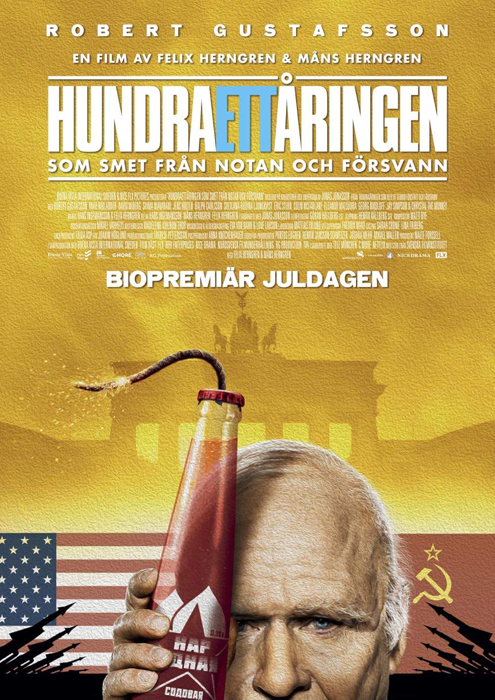After enjoying a moment of simple pleasure, a centenarian unexpectedly embarks on a whirlwind journey across the globe. He finds himself pursued by both the CIA and a determined debt collector from Bali. His unexpected travels lead him into the heart of a major soft drink company, where his unique perspective and sharp humor unexpectedly become a key ingredient for corporate success.